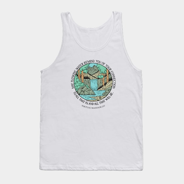 Flowing Water Tank Top by Virtual Massage